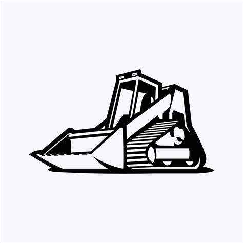 simple skid steer drawing|skid steer clip art.